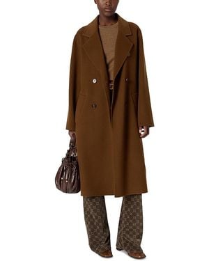 Gerard Darel Milena Wool Coat - Brown