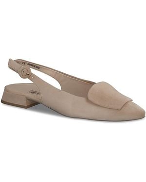 Paul Green Viola Slingback Flats - Brown