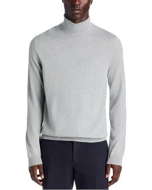 Slowear Flex Wool Blend Turtleneck Sweater - Gray