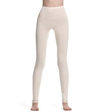 Hanro Woolen Silk Basic Longlegs - White