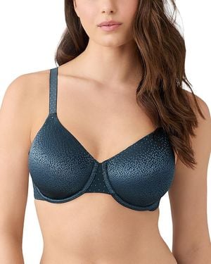 Wacoal Back Appeal Jacquard Underwire Bra - Blue