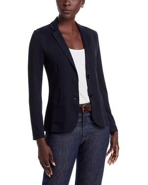 Majestic Filatures Soft Touch Two Button Blazer - Blue