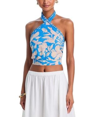 Poupette Suma Halter Top - Blue