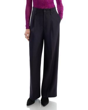 Issey Miyake Darted Waist Pants - Blue