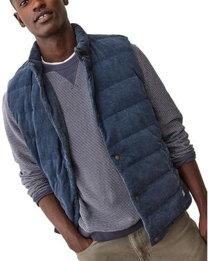 Marine Layer Palisades Cord Vest - Blue