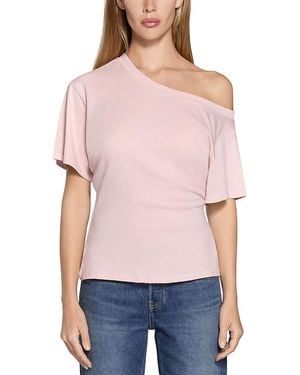 EB DENIM Elena Off-The-Shoulder Top - Red