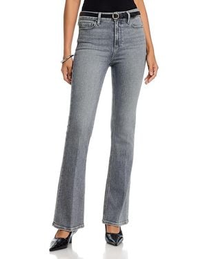 PAIGE Laurel Canyon High Rise Bootcut Jeans - Blue