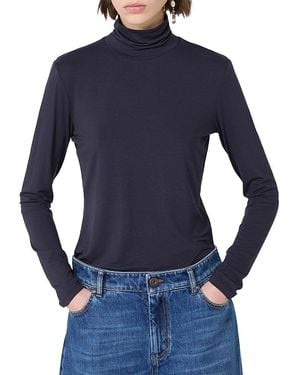 Weekend by Maxmara Wkdmultif Turtleneck Top - Blue