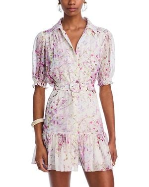 Cinq À Sept Midsummer Bloom Halbini Dress - Red