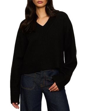 Sanctuary Vanna V Neck Sweater - Black