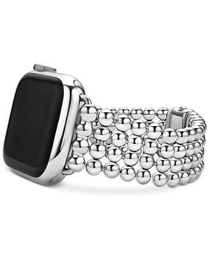 Lagos Smart Caviar Taper Apple Watch Bracelet, 38Mm - White