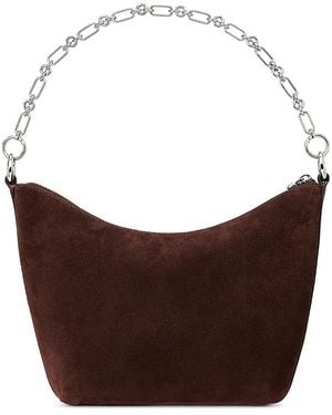 Kate Spade Halo Chain Suede Shoulder Bag - Brown