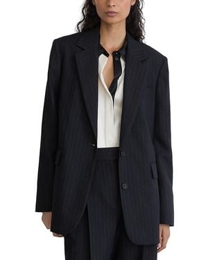 Reiss Petites Beck Wool Two Button Blazer - Black