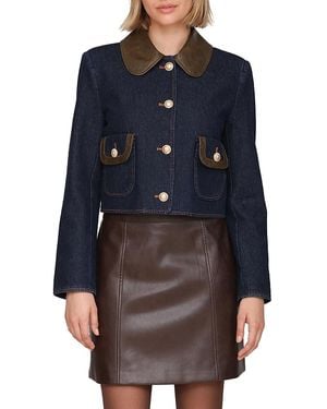 Bagatelle Cropped Jacket - Blue