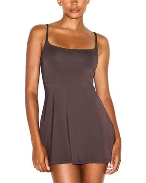 Skims Smooth Layers Mini Dress - Purple