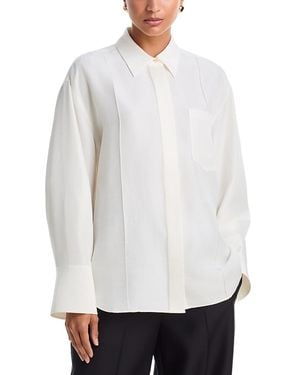 Heirlome Francis Silk Relaxed Shirt - White
