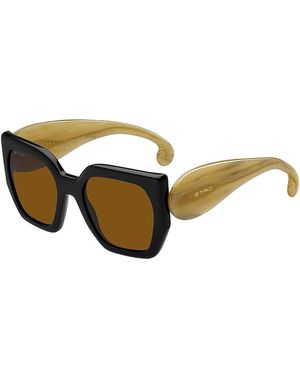 Etro Geometric Sunglasses, 54Mm - Natural