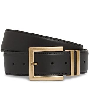 Reiss Brompton Leather Belt - Black