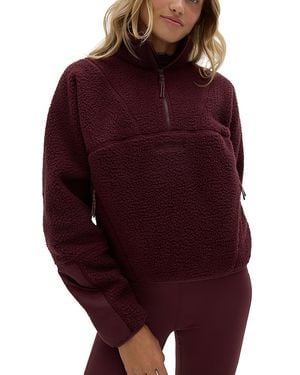 Halfdays Pieper Fleece Sweatshirt - Red