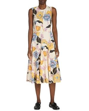 Marni Sleeveless Midi Dress - Metallic