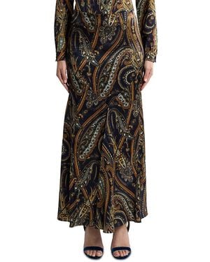 Etro Seamed Maxi Skirt - Black