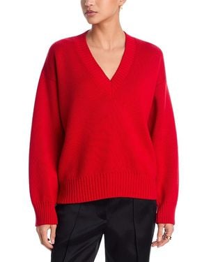 Rohe V Neck Sweater - Red