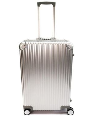 VinGardeValise Vinaluminum 12-Bottle Wine & Spirits Suitcase - Gray