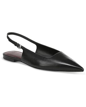 Vince Gracy Slingback Flats - Black