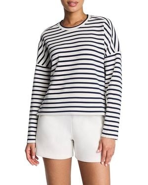 Spanx Airessentials Crewneck Long Sleeve Top - White