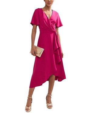 Phase Eight Julissa Faux Wrap Dress - Red