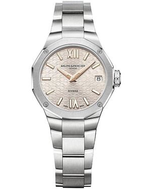 Baume & Mercier Riviera Watch, 33Mm - White
