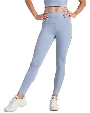 Rhone Heather Revive 7/8 Pocket Leggings - Blue