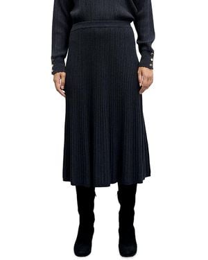 Gerard Darel Tati Flared Midi Skirt - Black