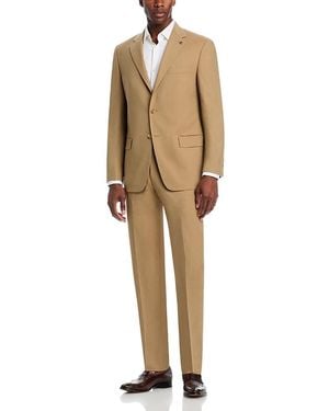 Hart Schaffner Marx New York Fit Solid Suit - Natural