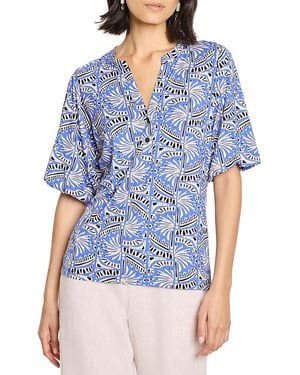 NIC+ZOE Ocean Jewel Top - Blue