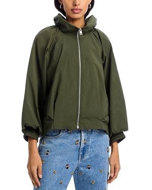 Veronica Beard Circe Zip Jacket - Green