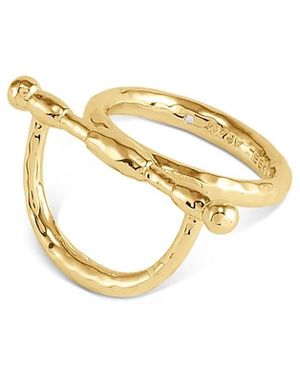 Anabel Aram Cheval Bit Ring - Metallic