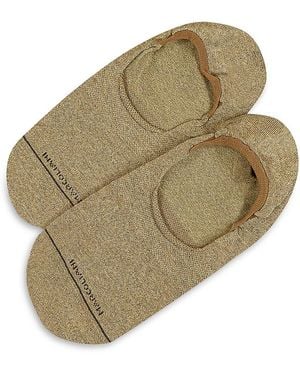 Marcoliani Invisible Touch No-Show Socks - Natural