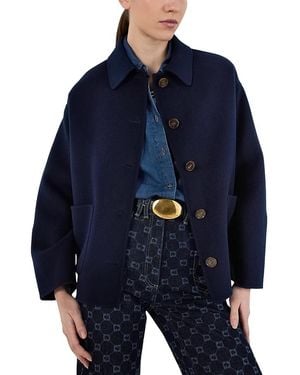 Gerard Darel Perrinea Wool Jacket - Blue
