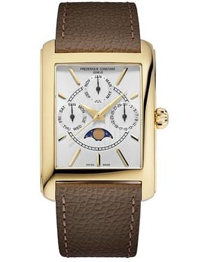 Frederique Constant Classics Carree Quartz Moonphase Watch, 30Mm X 42Mm - Multicolor