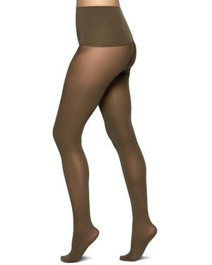 Hue Yoga Waist Tights - Natural