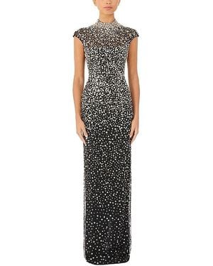Jenny Packham Treasure Beaded Maxi Dress - Multicolor