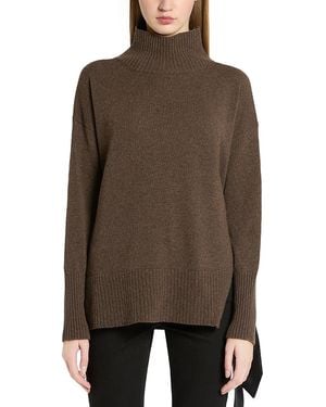Marella Mlspietra Side Sash Sweater - Brown