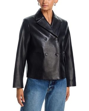 Rag & Bone Finley Faux Leather Jacket - Black
