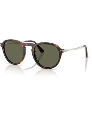 Persol Round Sunglasses, 54Mm - Green