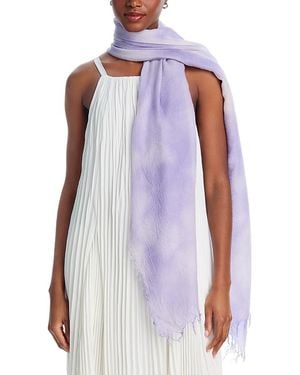 Rag & Bone Tie Dye Scarf - Purple
