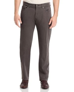 Peter Millar Signature Sateen 5-Pocket Pants - Gray
