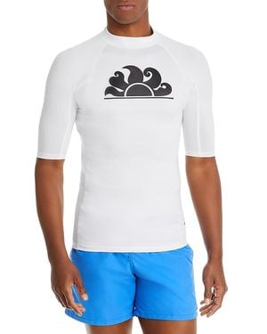 Sundek Regular Fit 50+ Upf Rash Guard - White
