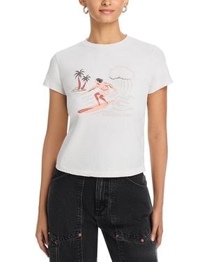 RE/DONE Classic Hug A Surfer Tee - White