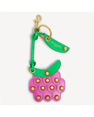 Balenciaga Le City Raspberry Keychain/Charm - Green